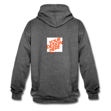 Lade das Bild in den Galerie-Viewer, Contrast Colour Hoodie Herren/Männer selbst gestalten und bedrucken - charcoal/black

