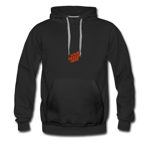 Premium Hoodie Herren/Männer selbst gestalten und bedrucken - black