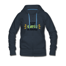 Lade das Bild in den Galerie-Viewer, Damen/Frauen selbst gestalten und bedrucken Premium Hooded Jacket - navy
