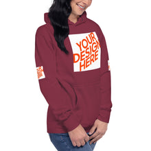 Lade das Bild in den Galerie-Viewer, Die Kapuzenpullover Damen/Frauen selbst gestalten und bedrucken
