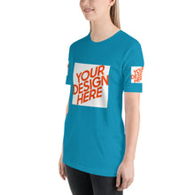 Lade das Bild in den Galerie-Viewer, Cool Kurzärmeliges T-Shirt Damen/Frauen selbst gestalten und bedrucken

