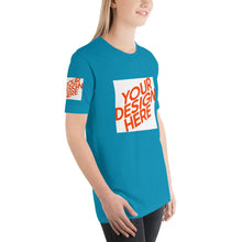 Lade das Bild in den Galerie-Viewer, Cool Kurzärmeliges T-Shirt Damen/Frauen selbst gestalten und bedrucken
