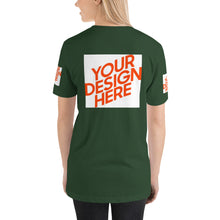 Lade das Bild in den Galerie-Viewer, Cool Kurzärmeliges T-Shirt Damen/Frauen selbst gestalten und bedrucken
