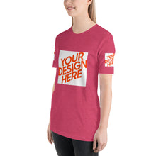 Lade das Bild in den Galerie-Viewer, Cool Kurzärmeliges T-Shirt Damen/Frauen selbst gestalten und bedrucken
