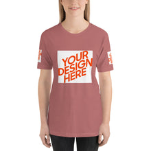Lade das Bild in den Galerie-Viewer, Cool Kurzärmeliges T-Shirt Damen/Frauen selbst gestalten und bedrucken
