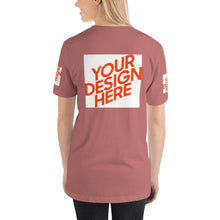 Lade das Bild in den Galerie-Viewer, Cool Kurzärmeliges T-Shirt Damen/Frauen selbst gestalten und bedrucken
