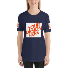Lade das Bild in den Galerie-Viewer, Cool Kurzärmeliges T-Shirt Damen/Frauen selbst gestalten und bedrucken
