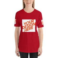 Lade das Bild in den Galerie-Viewer, Cool Kurzärmeliges T-Shirt Damen/Frauen selbst gestalten und bedrucken
