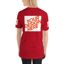 Lade das Bild in den Galerie-Viewer, Cool Kurzärmeliges T-Shirt Damen/Frauen selbst gestalten und bedrucken
