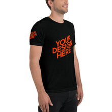 Lade das Bild in den Galerie-Viewer, Kurzärmeliges T-Shirt Tri-Blend Herren/Männer selbst gestalten und bedrucken
