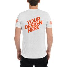 Lade das Bild in den Galerie-Viewer, Kurzärmeliges T-Shirt Tri-Blend Herren/Männer selbst gestalten und bedrucken
