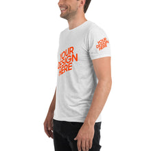 Lade das Bild in den Galerie-Viewer, Kurzärmeliges T-Shirt Tri-Blend Herren/Männer selbst gestalten und bedrucken
