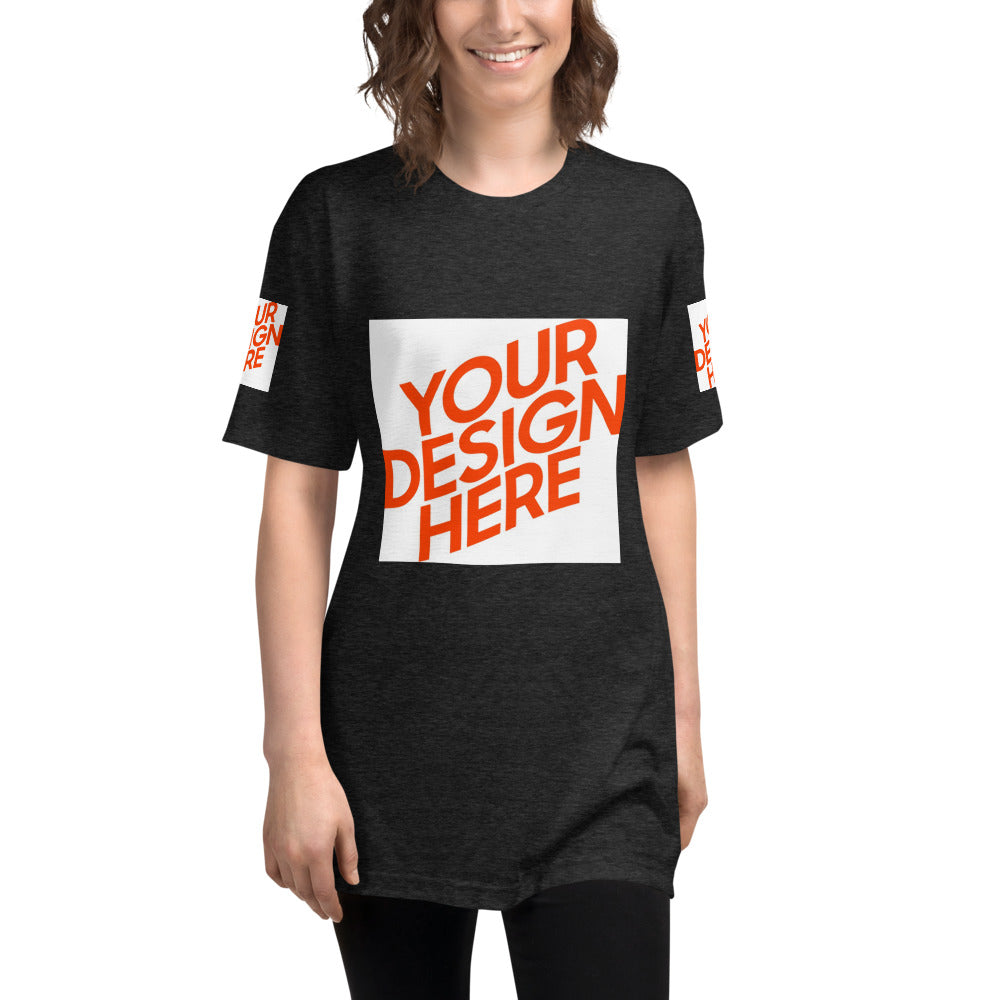 Tri-Blend Track-Shirt Damen/Frauen selbst gestalten und bedrucken