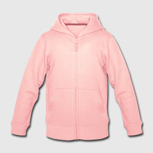 Lade das Bild in den Galerie-Viewer, Kinder Premium Kapuzenpulli mit Reißverschluss Zip Hoodie selbst gestalten und bedrucken
