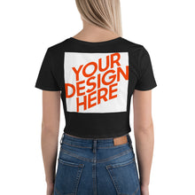 Lade das Bild in den Galerie-Viewer, Crop-Top Shirt Damen/Frauen selbst gestalten und bedrucken
